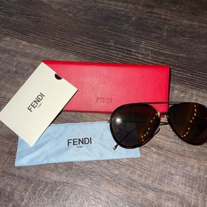 Authentic Fendi aviator sunglasses